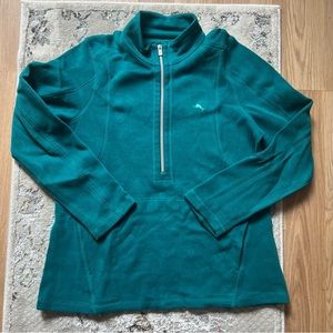 Like New • Tommy Bahama Quarter Zip Large (L) Teal